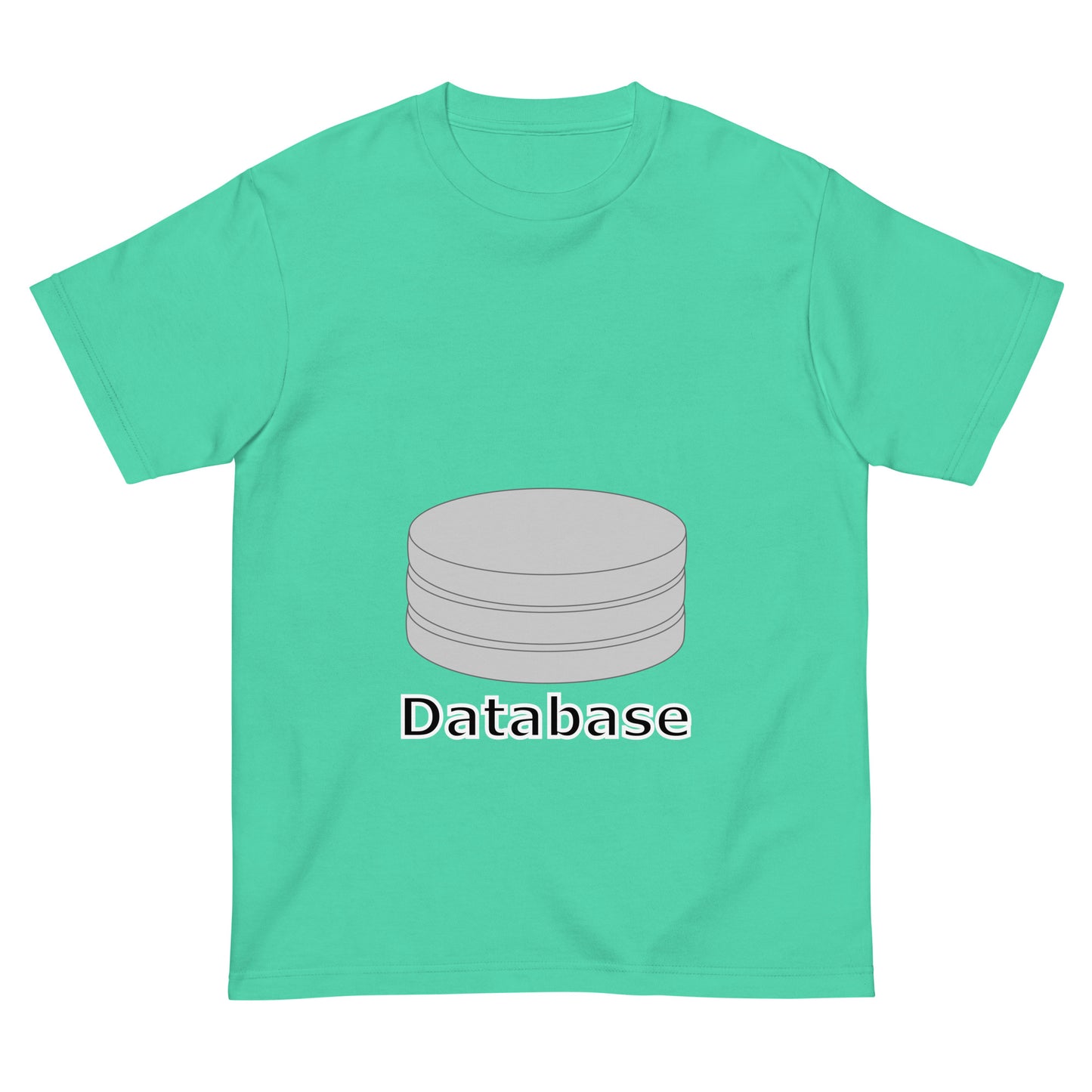データベースサーバアイコン全面 エンジニアTシャツ