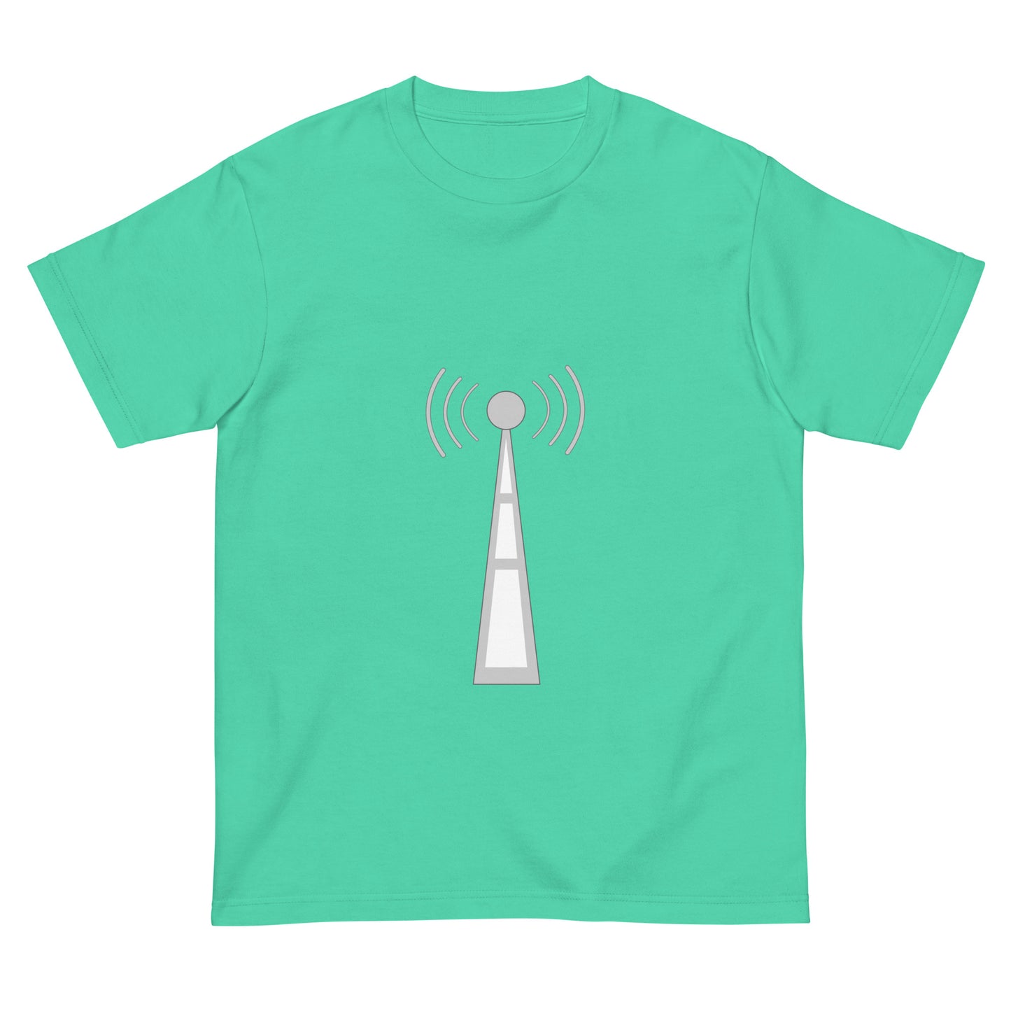 電波アイコン全面 エンジニアTシャツ