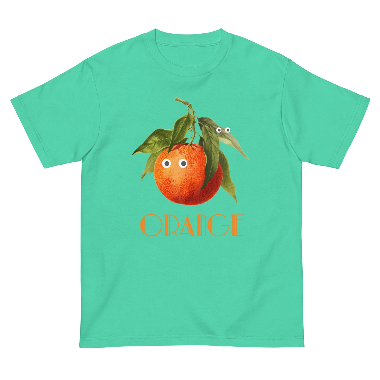 オレンジ 半袖Tシャツ