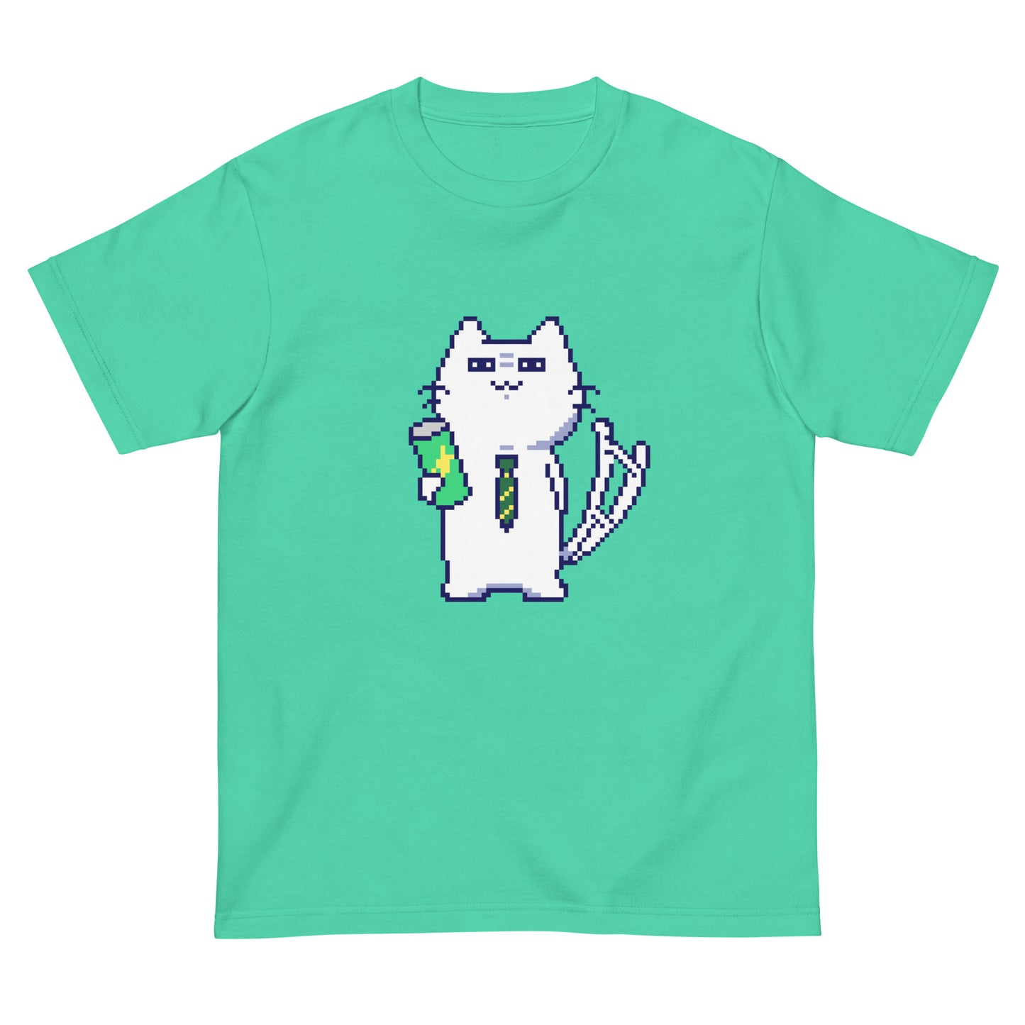 ゲーミング激務猫(不機嫌) Tシャツ