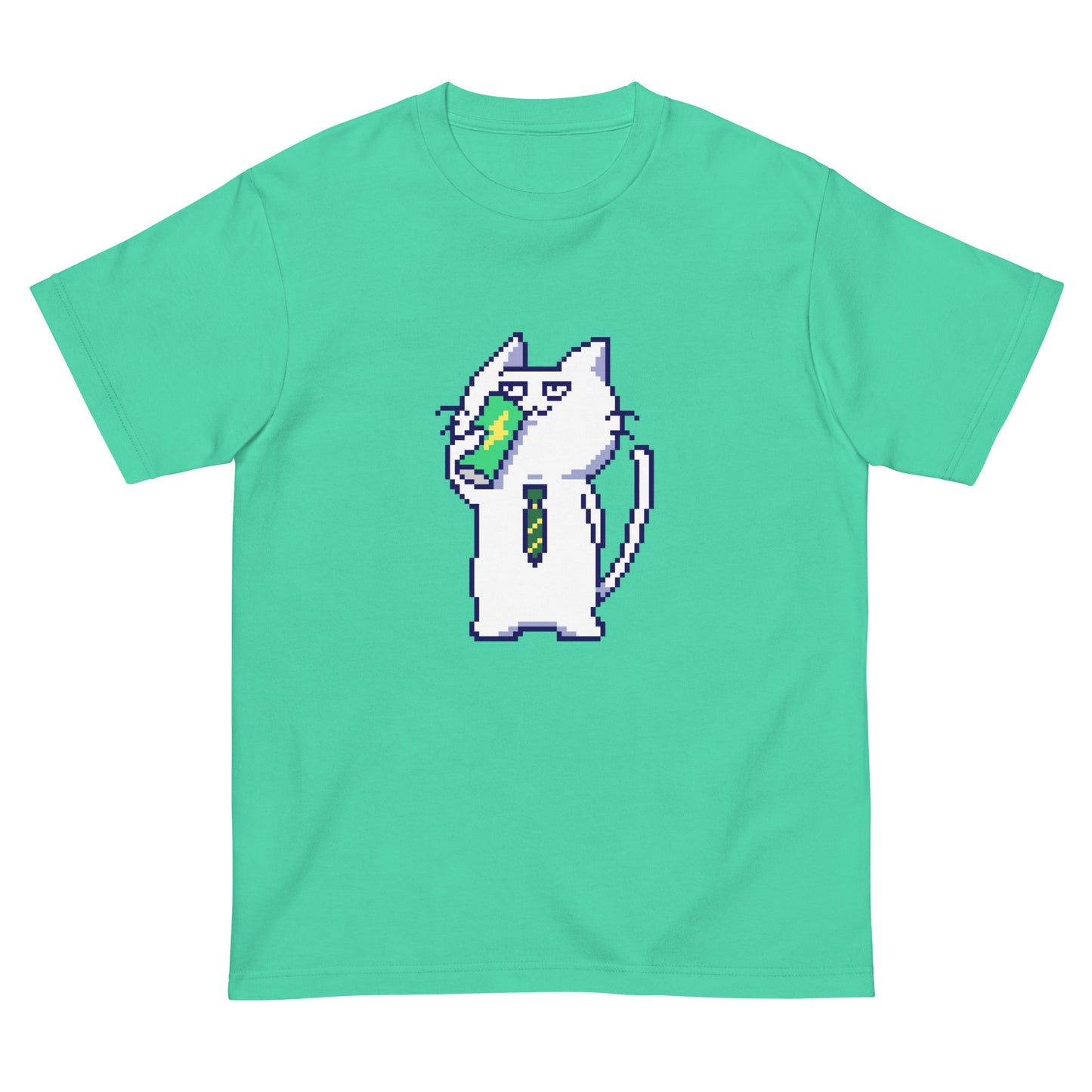 ゲーミング激務猫(エナドリごくごく) Tシャツ