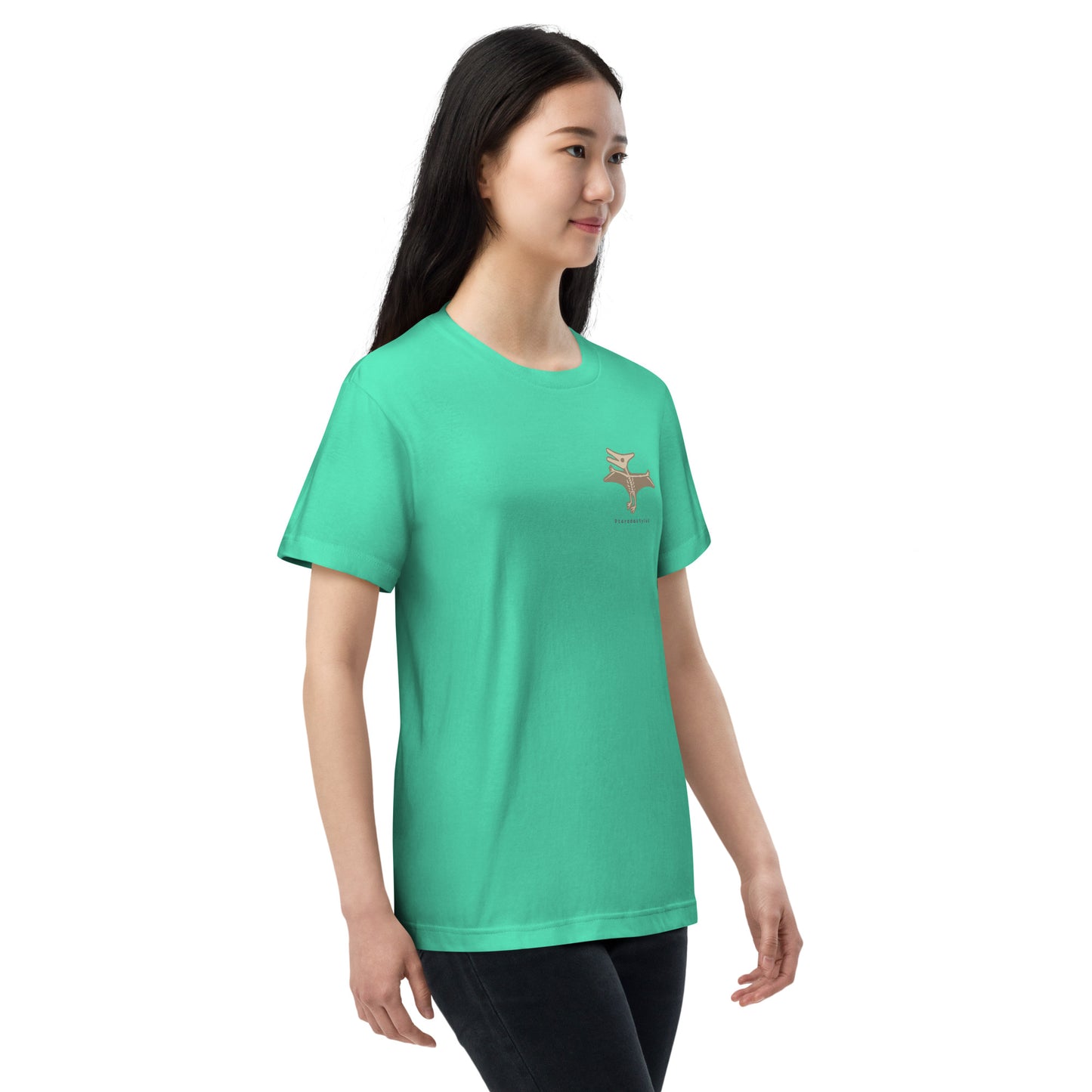 プテロダクティルス柄 化石Tシャツ