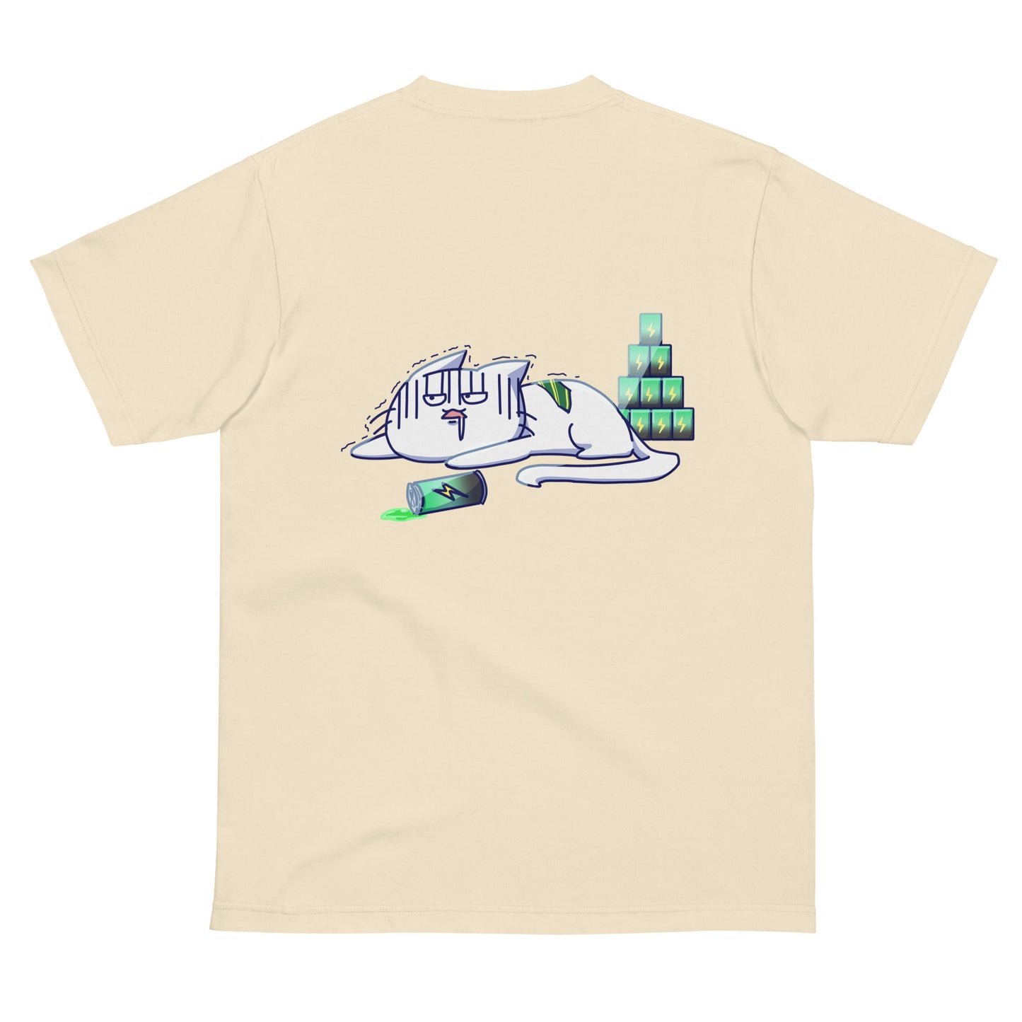 激務猫×こっつん商店Tシャツ