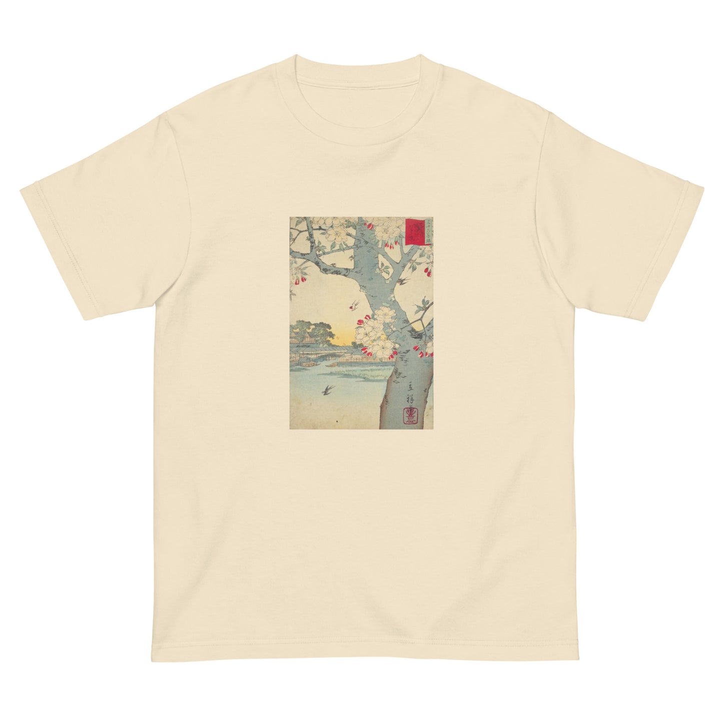 大正レトロ 桜 半袖Tシャツ