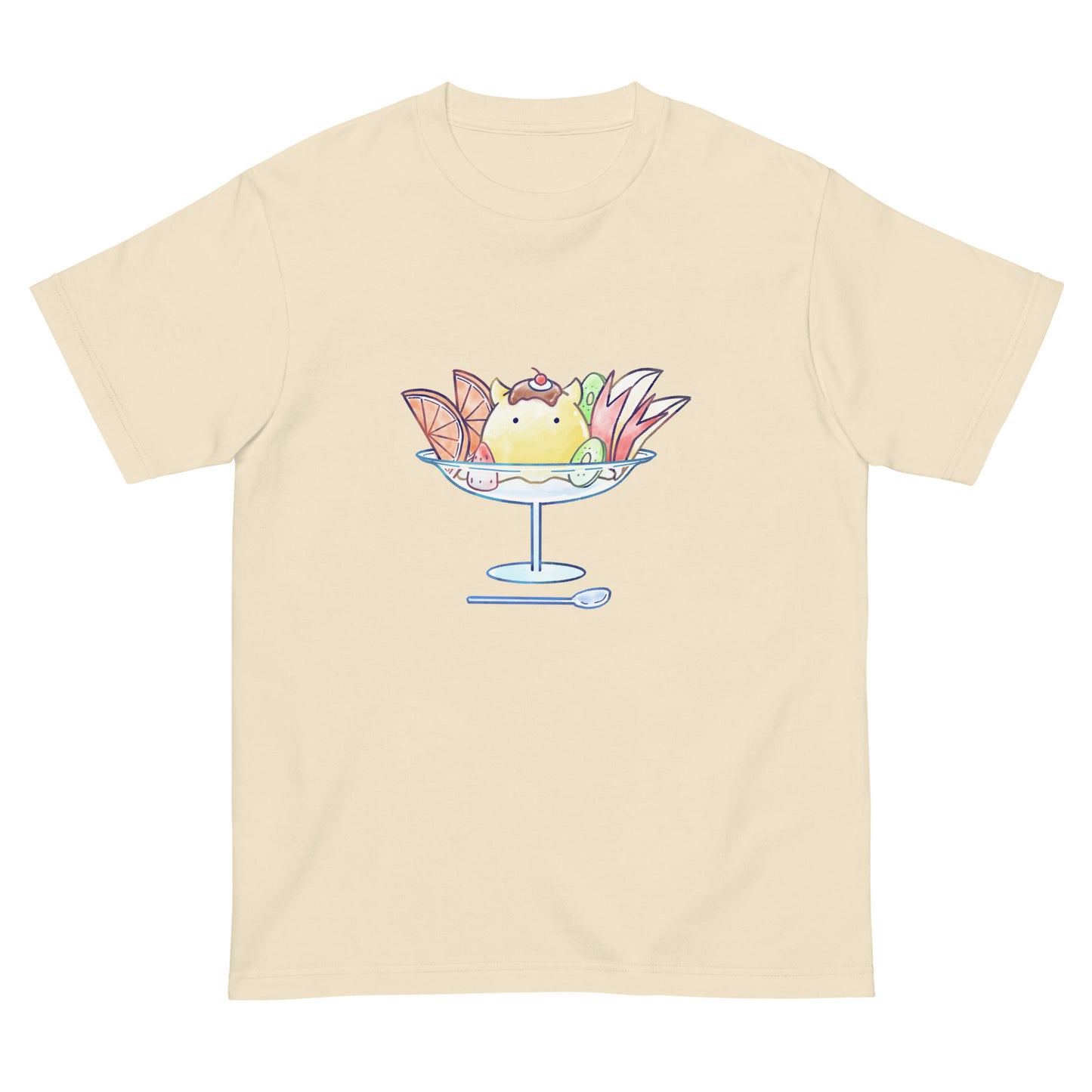 めんだこプリンアラモード Tシャツ