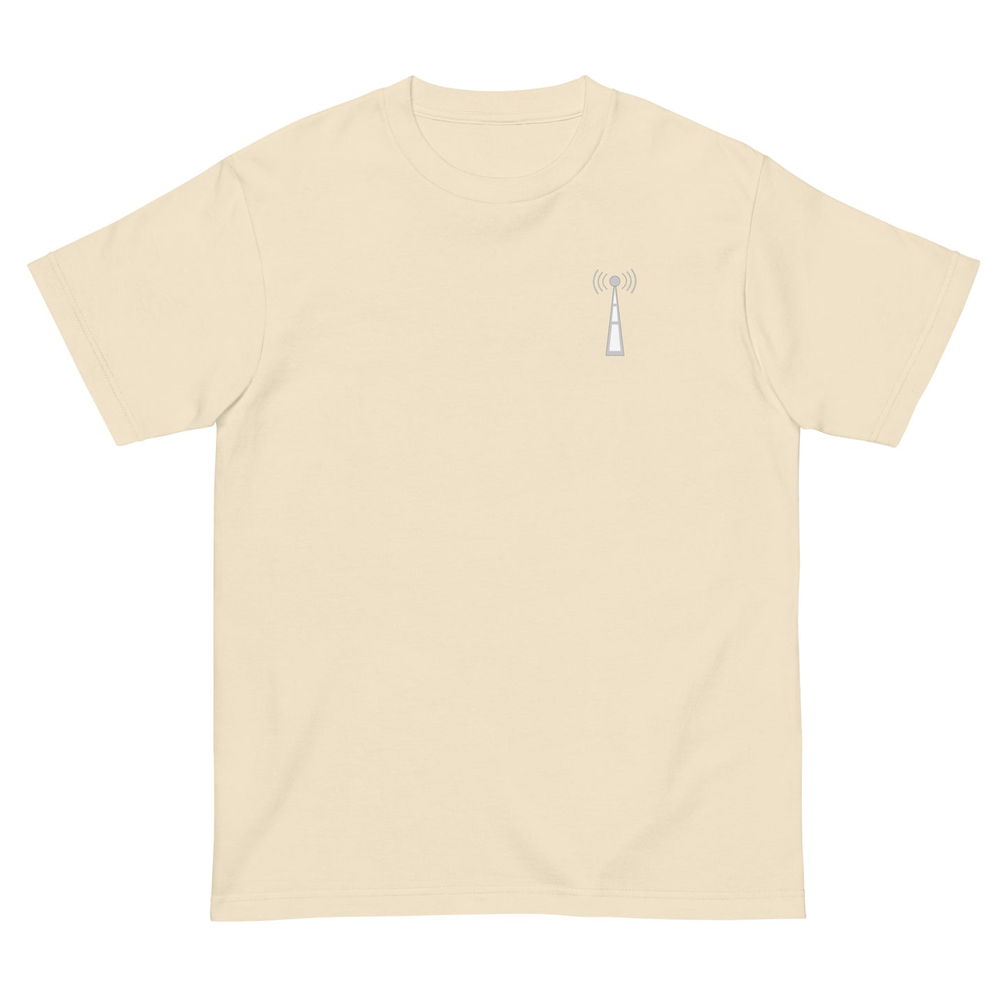 電波アイコンワンポイント エンジニアTシャツ