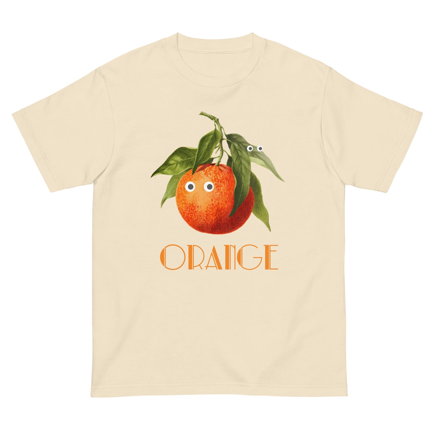 オレンジ 半袖Tシャツ