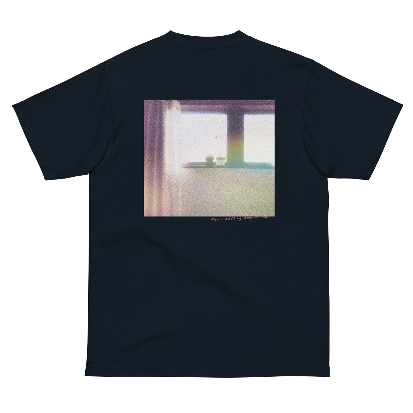 【バックプリント】Happy nothing special day! photo Tシャツ