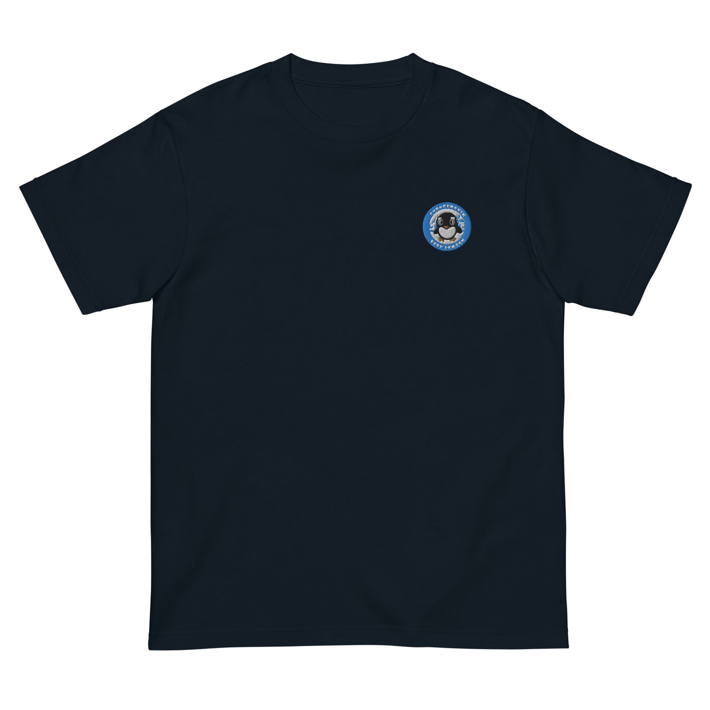 ふくぺんぎん ワンポイントエンブレム 泣シリーズ半袖Tシャツ