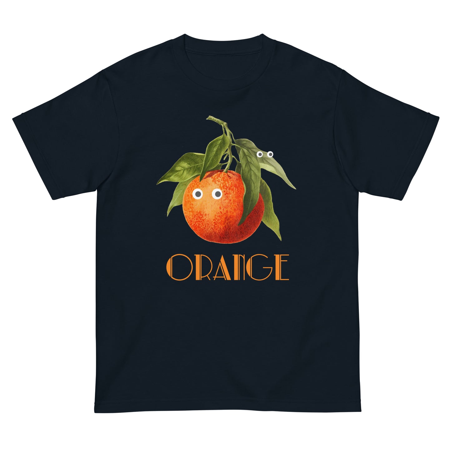 オレンジ 半袖Tシャツ