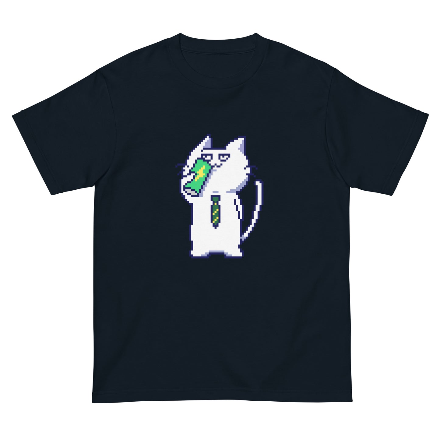 ゲーミング激務猫(エナドリごくごく) Tシャツ