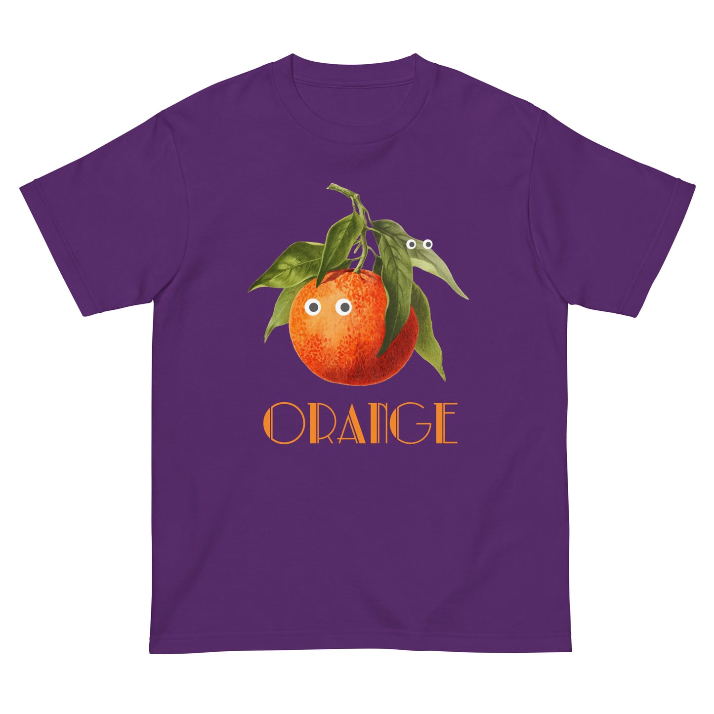 オレンジ 半袖Tシャツ