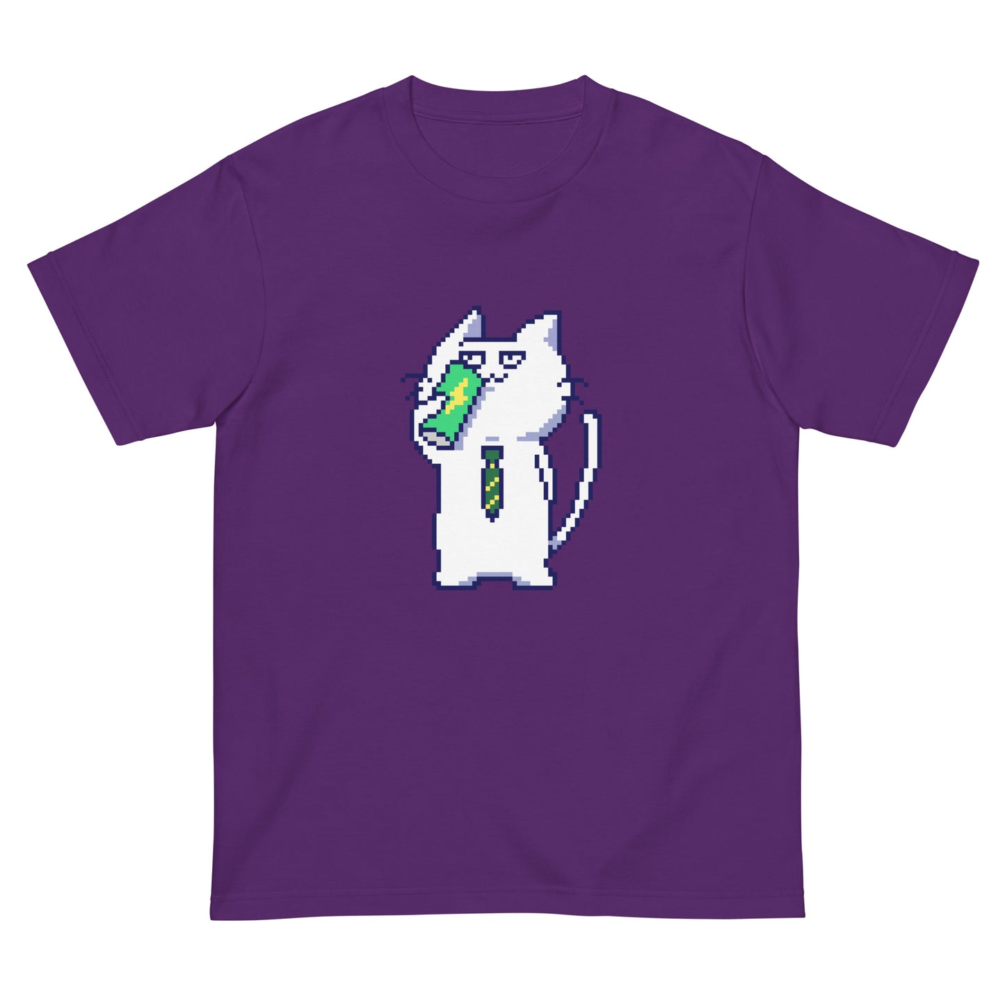 ゲーミング激務猫(エナドリごくごく) Tシャツ