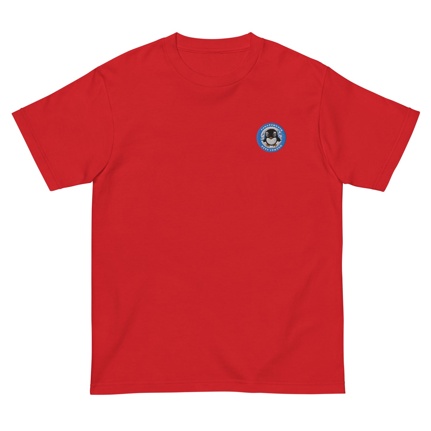 ふくぺんぎん ワンポイントエンブレム 泣シリーズ半袖Tシャツ