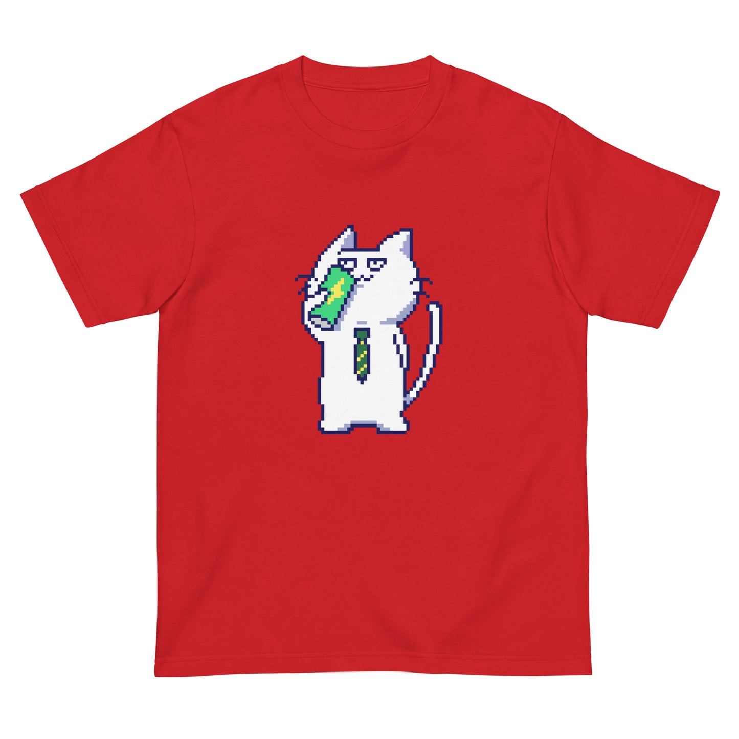 ゲーミング激務猫(エナドリごくごく) Tシャツ