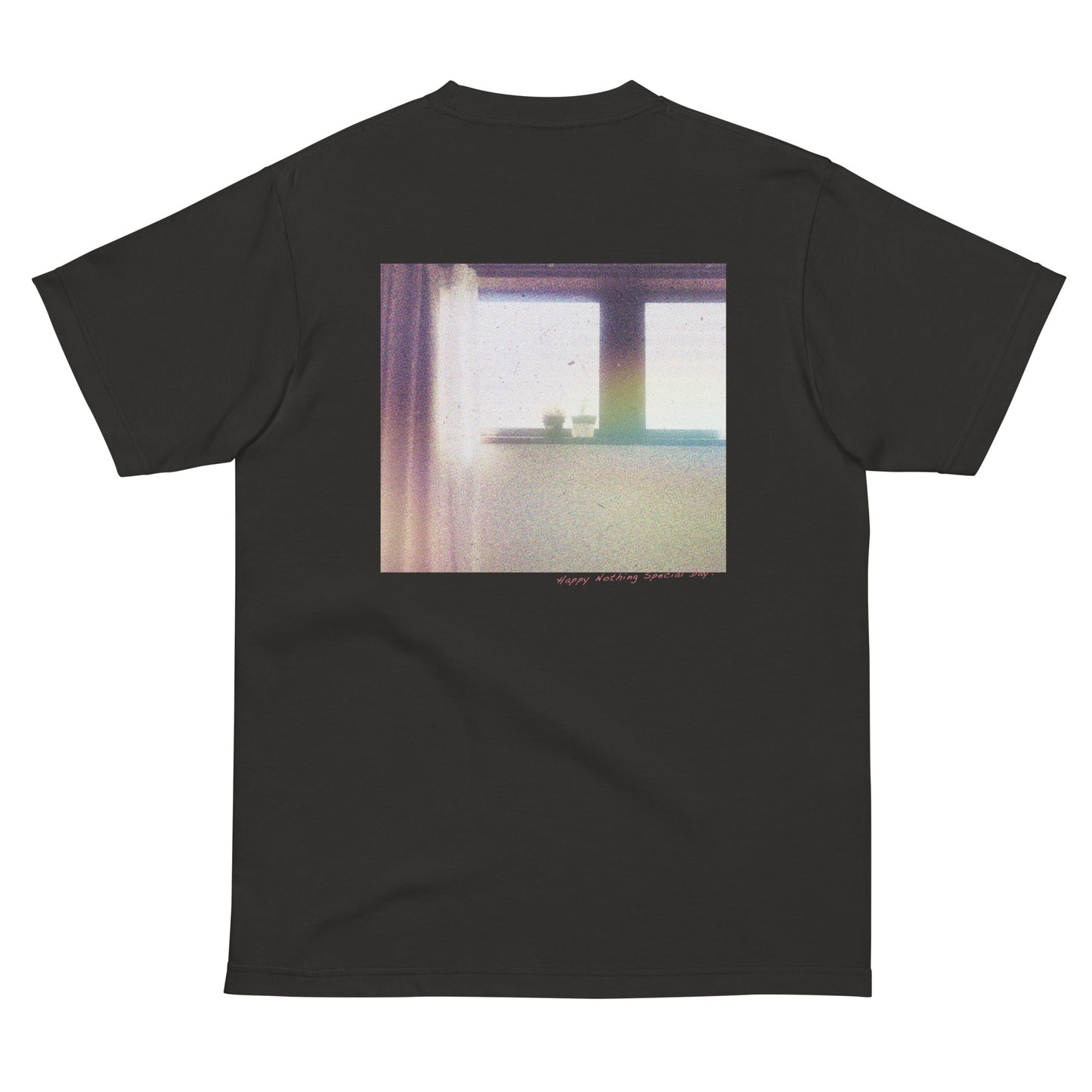 【バックプリント】Happy nothing special day! photo Tシャツ