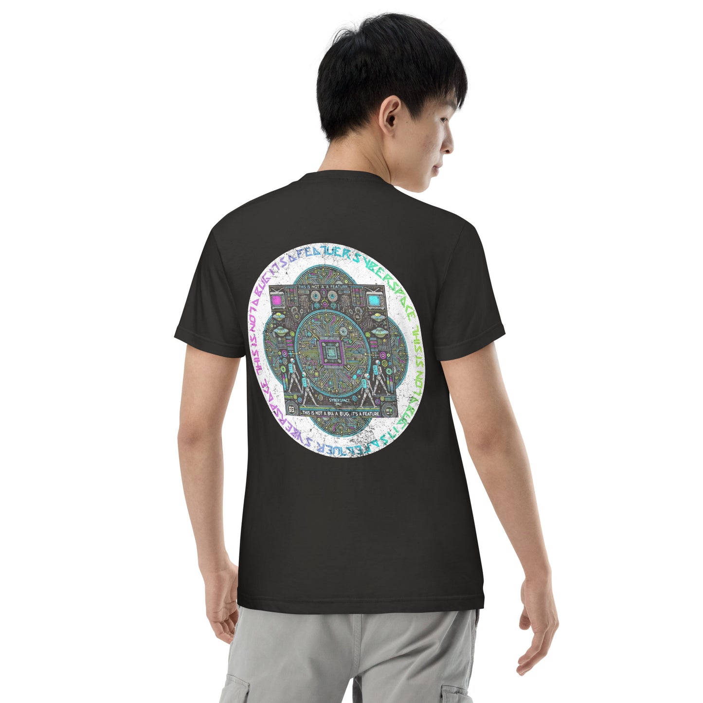 SYBERSPACE 曼荼羅 ユニセックス 半袖Tシャツ