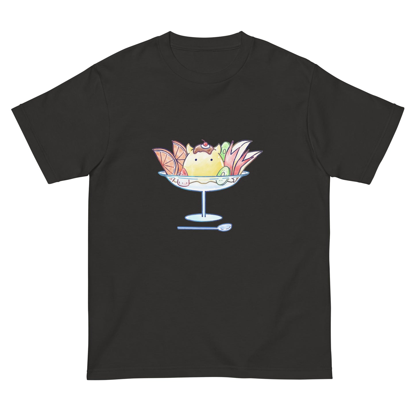 めんだこプリンアラモード Tシャツ