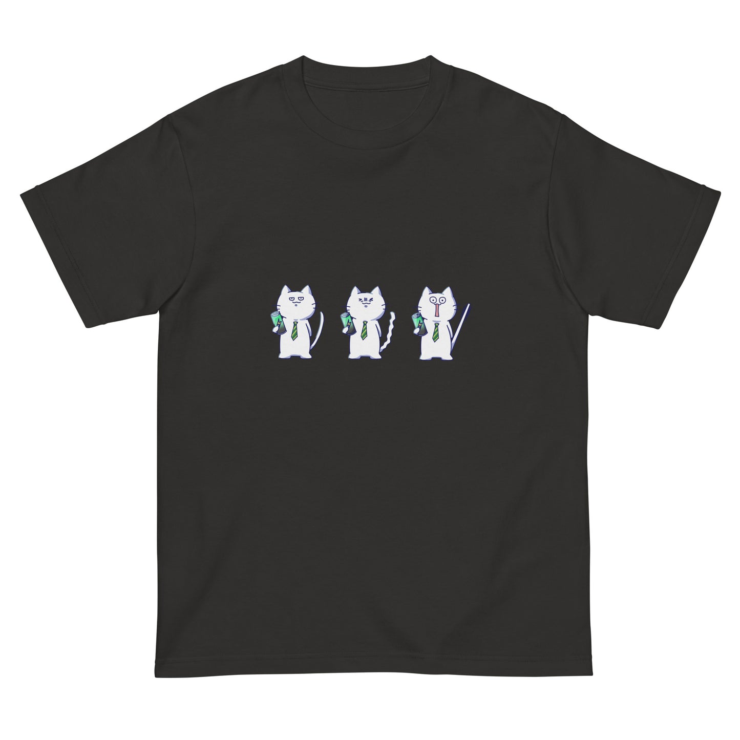激務猫3連Tシャツ