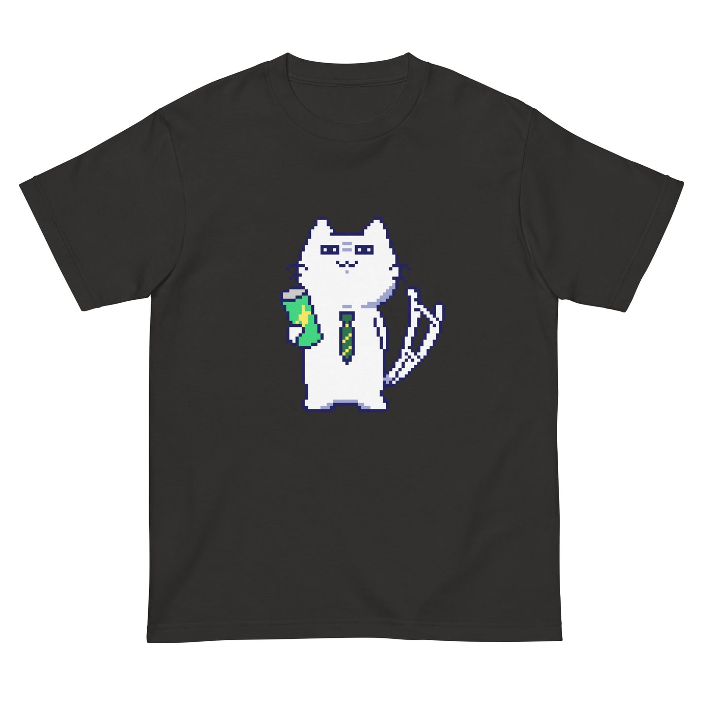 ゲーミング激務猫(不機嫌) Tシャツ