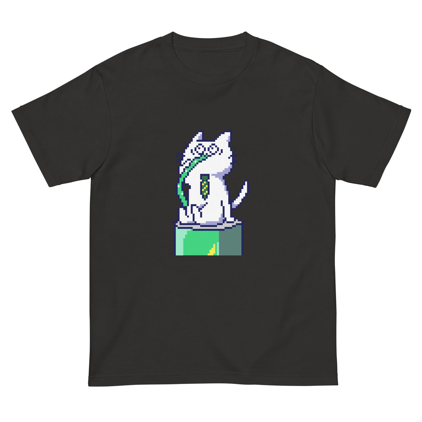 ゲーミング激務猫(直飲み)Tシャツ