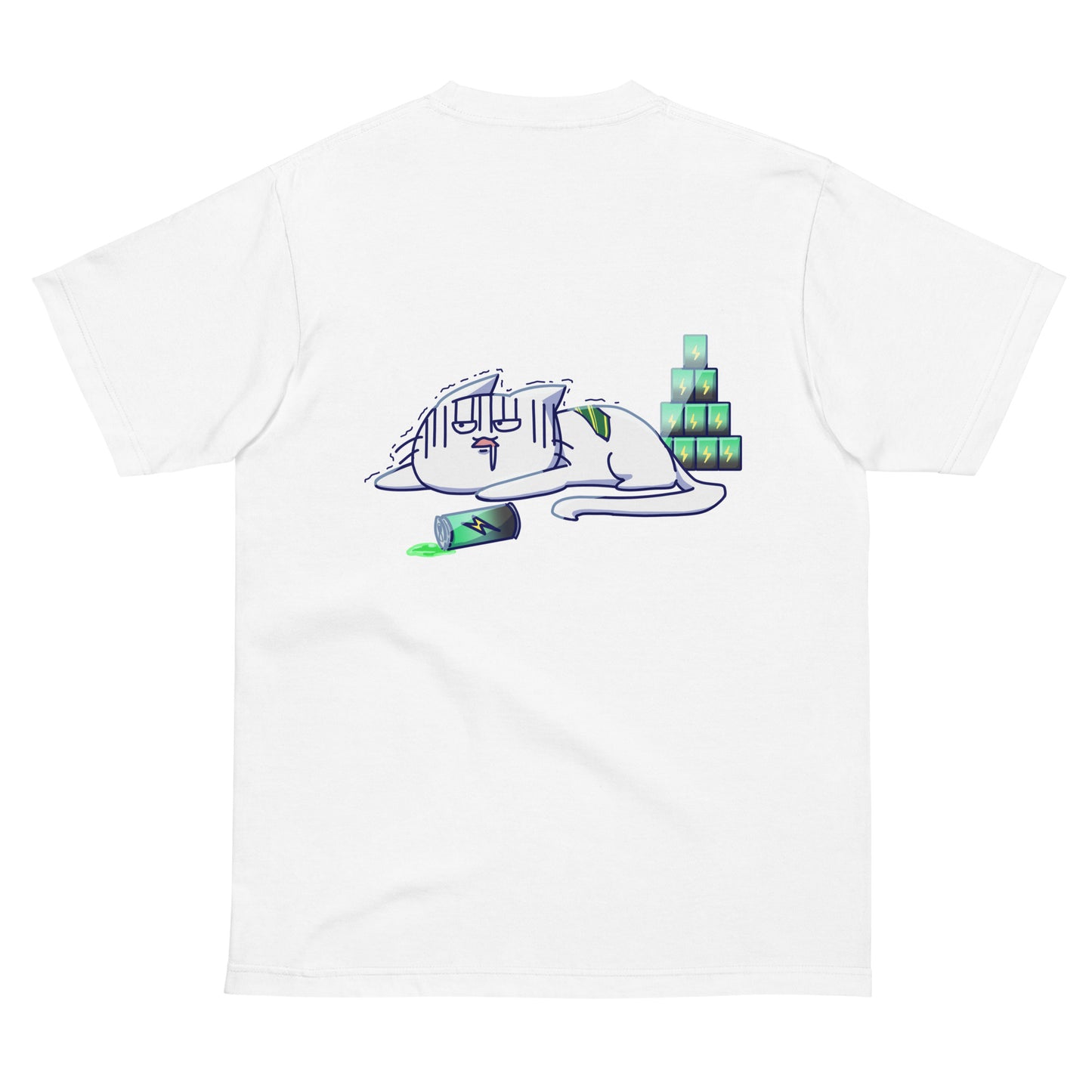 激務猫×こっつん商店Tシャツ