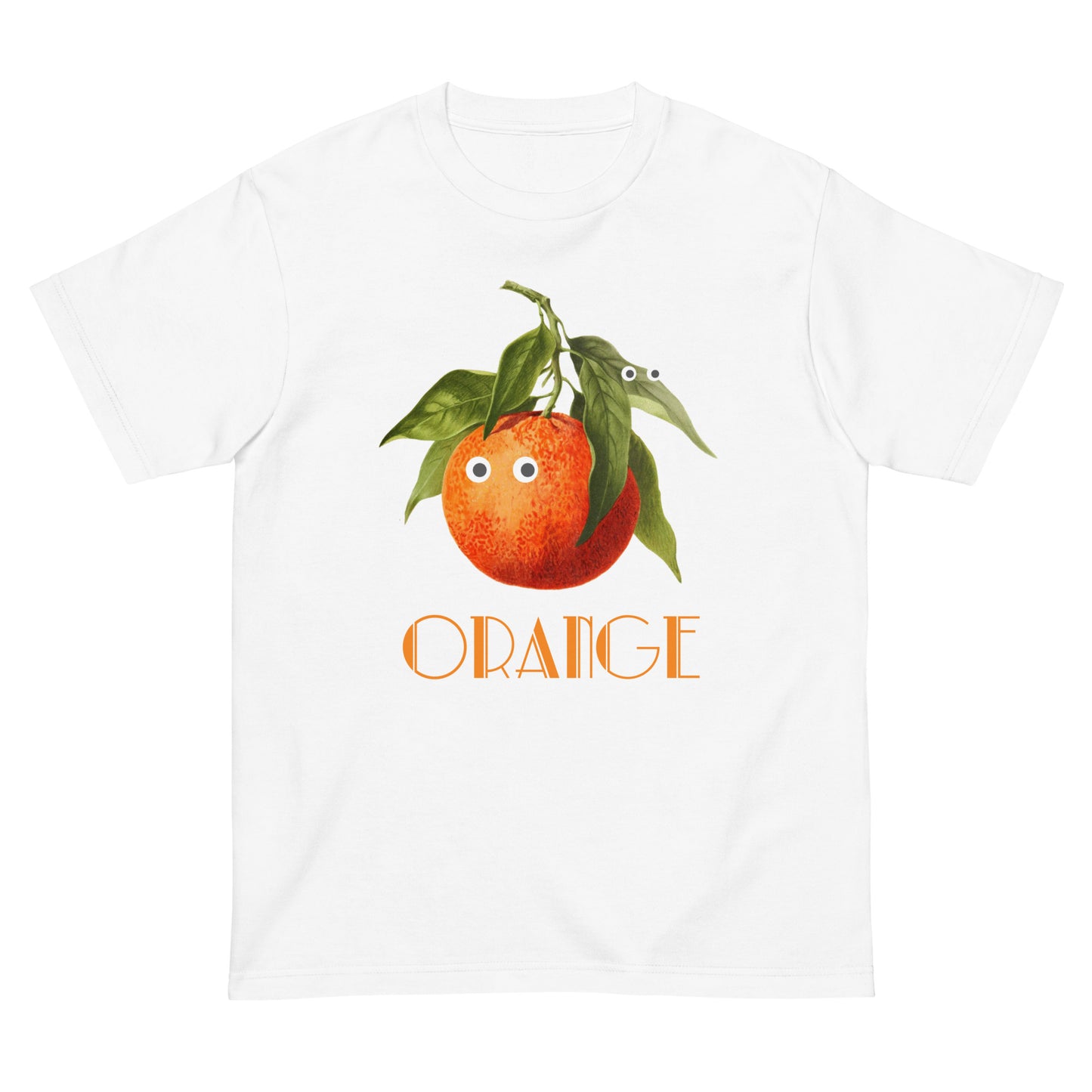 オレンジ 半袖Tシャツ
