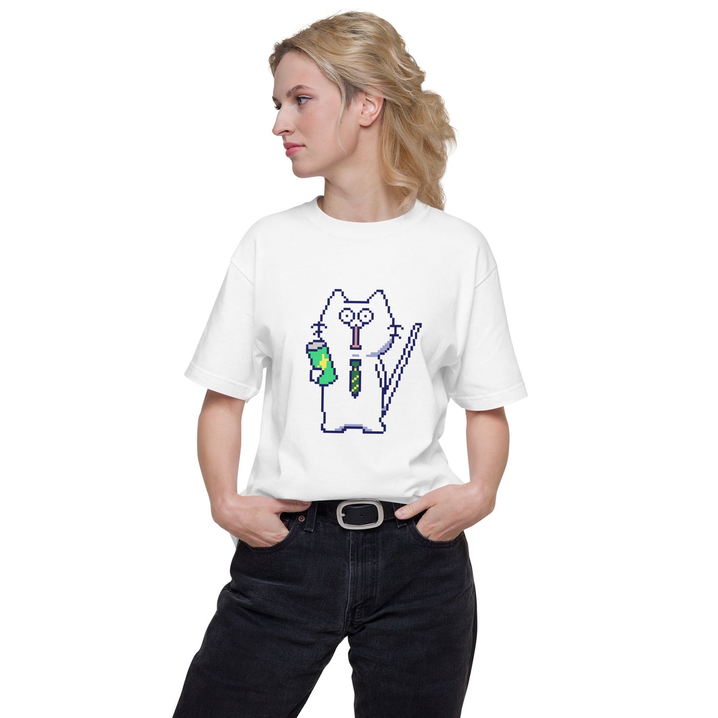 ゲーミング激務猫(HIGHモード) Tシャツ