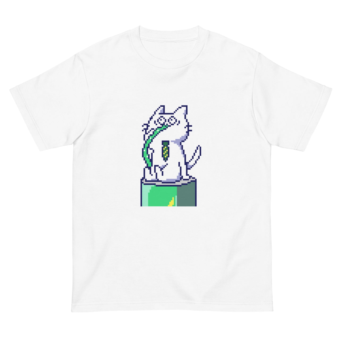 ゲーミング激務猫(直飲み)Tシャツ