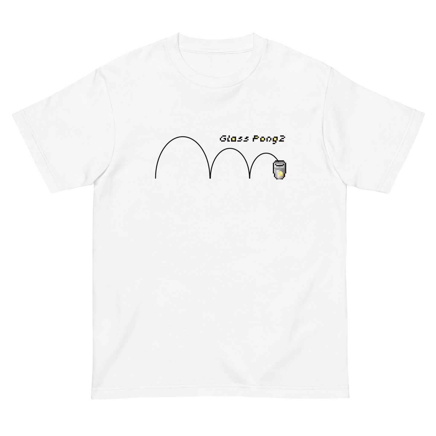 Glass Pong2 dot Tシャツ02