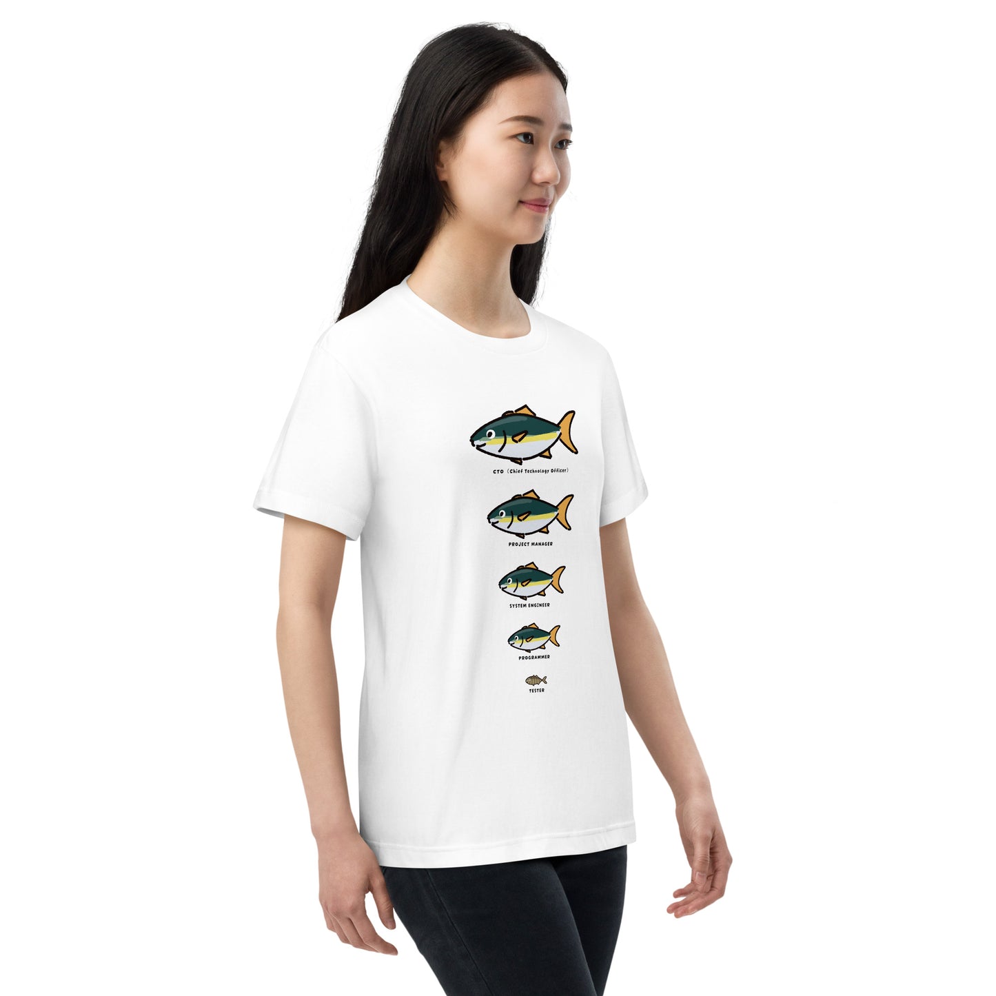 エンジニアの出世魚Tシャツ