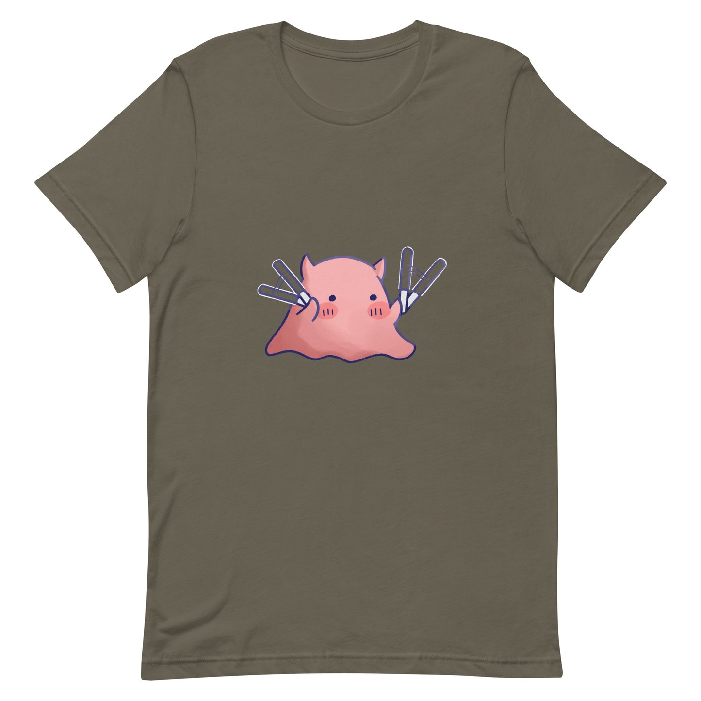 推し活ペンラめんだこTシャツ(濃色)