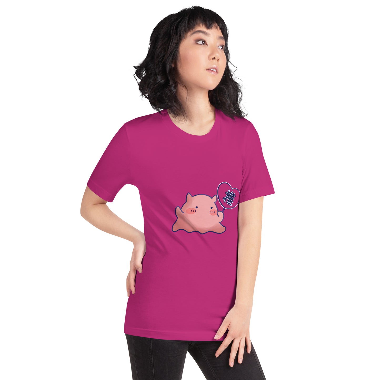 推し活うちわめんだこTシャツ(濃色)