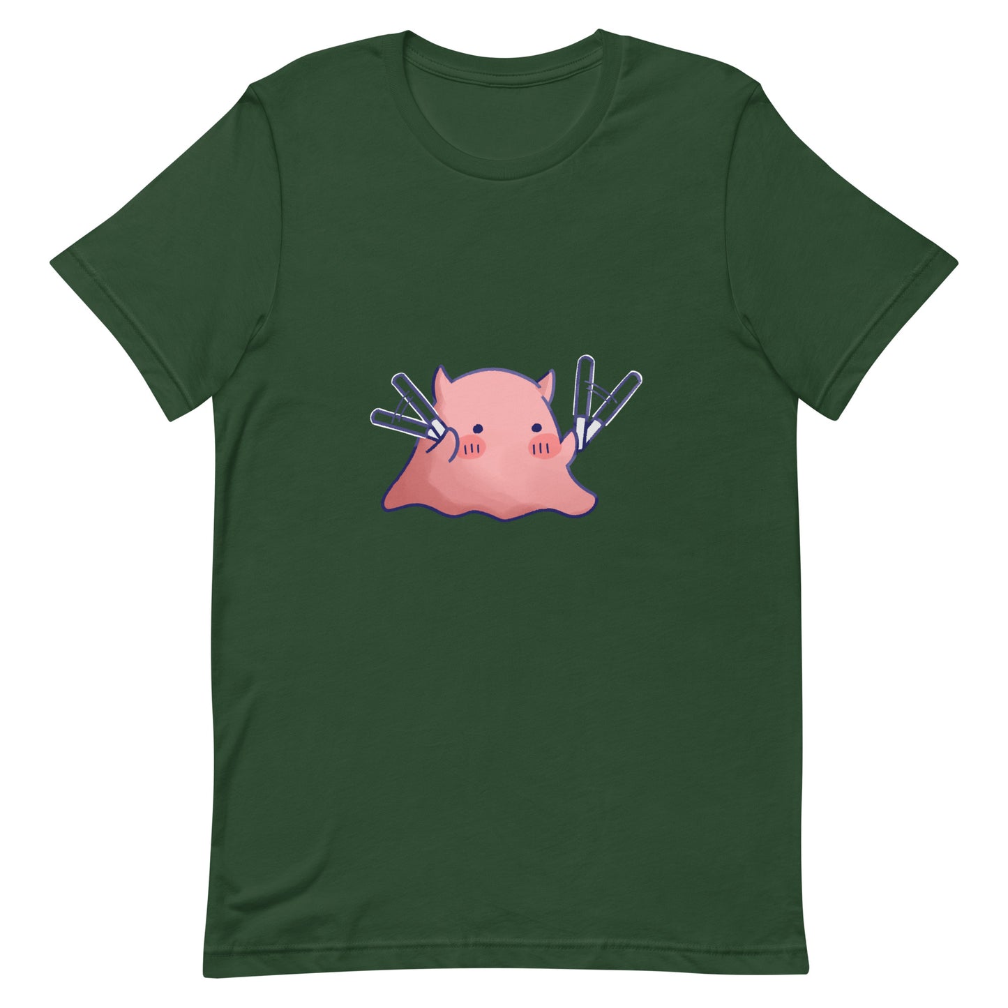推し活ペンラめんだこTシャツ(濃色)