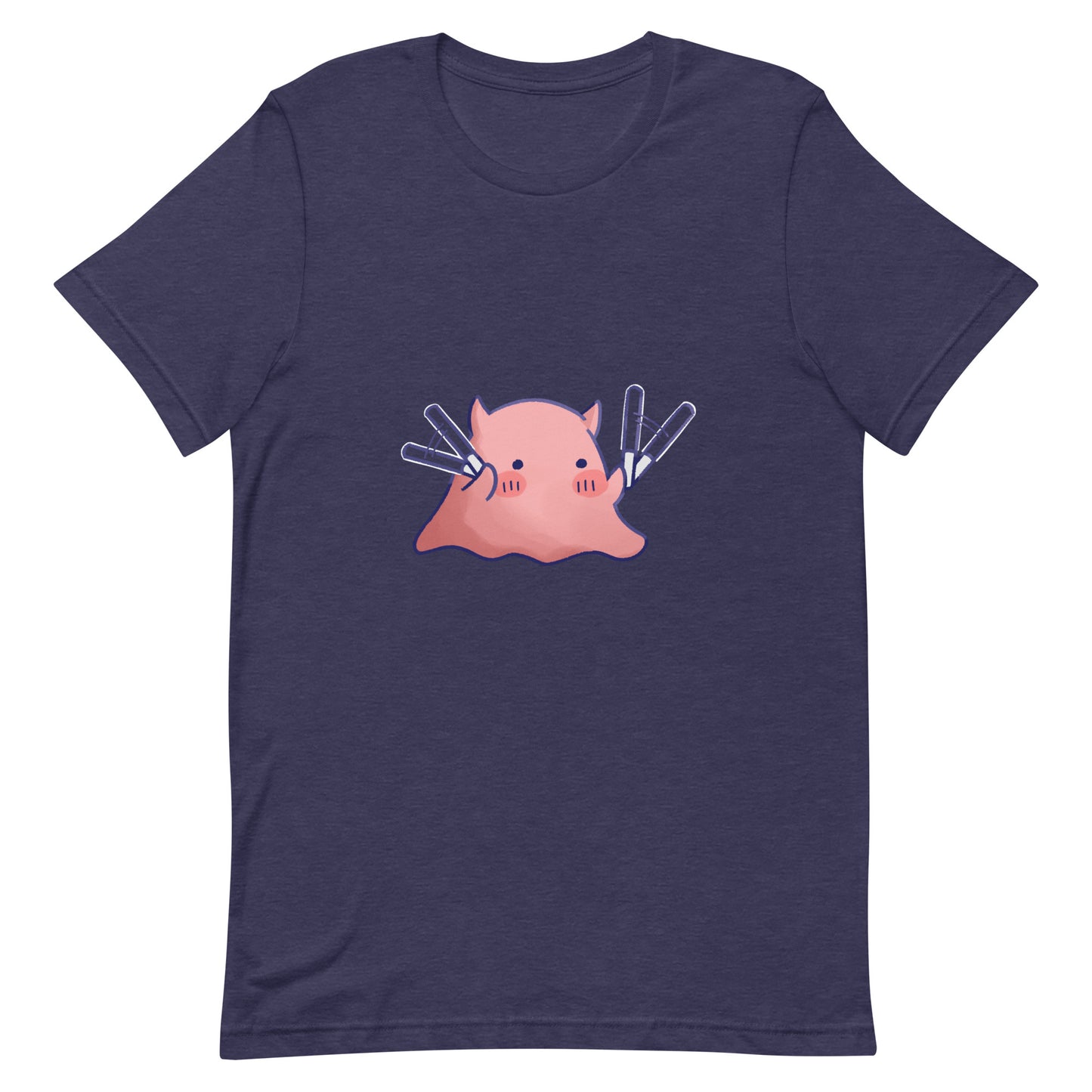 推し活ペンラめんだこTシャツ(濃色)