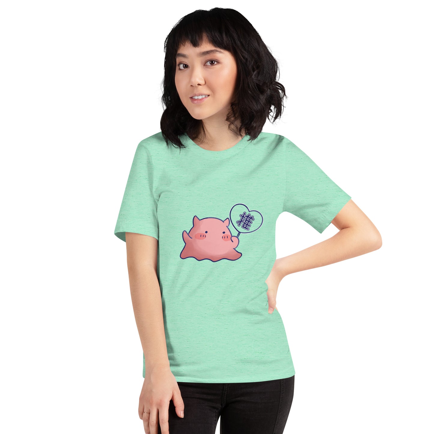 推し活うちわめんだこTシャツ(淡色)