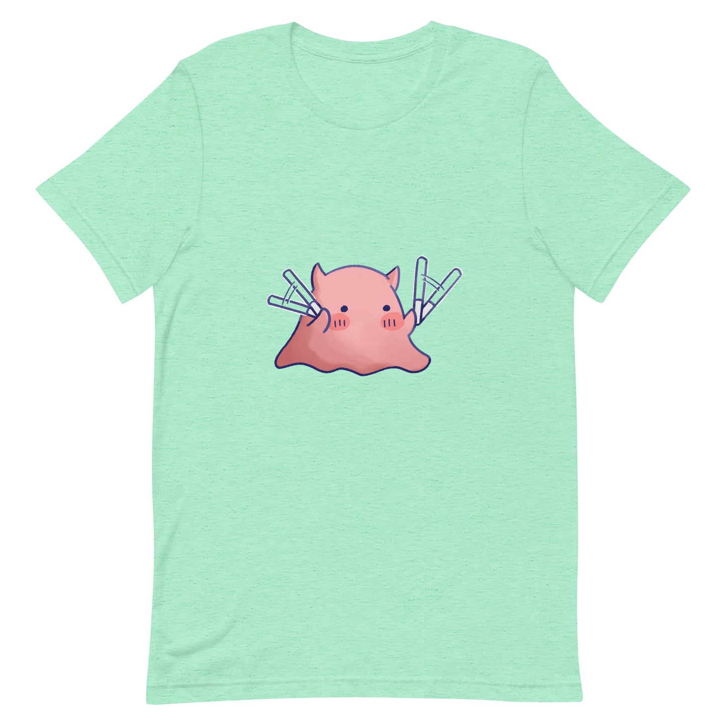 推し活ペンラめんだこTシャツ(淡色)