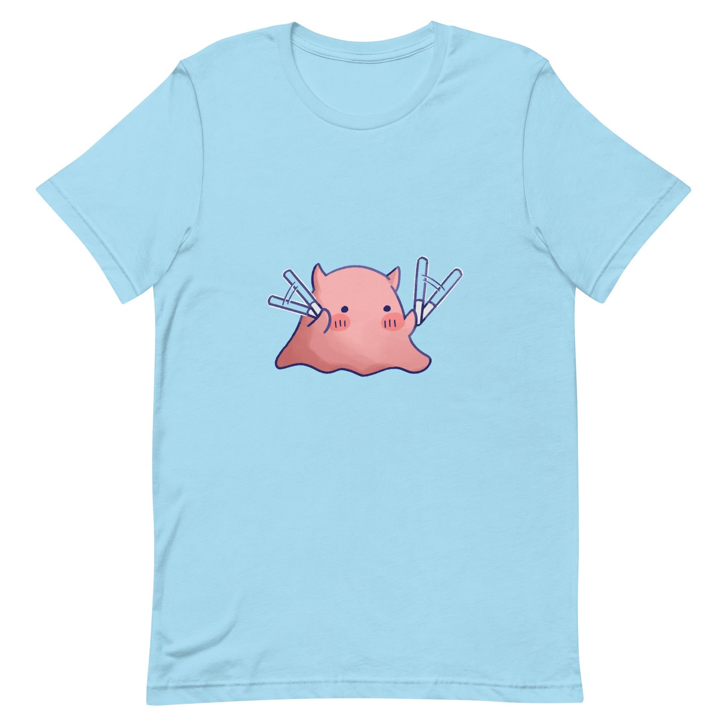 推し活ペンラめんだこTシャツ(淡色)