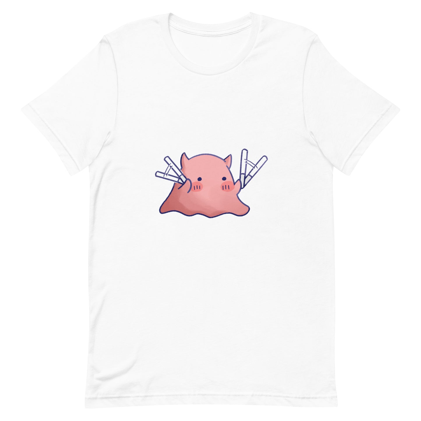 推し活ペンラめんだこTシャツ(淡色)