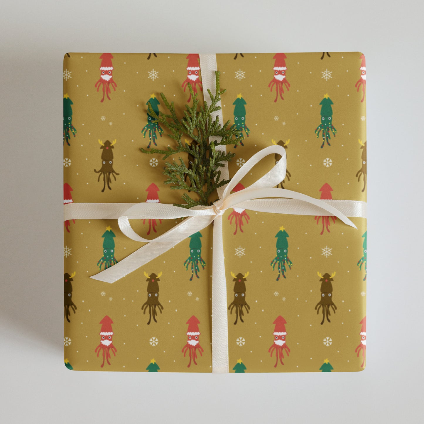 ダイオウイカクリスマスラッピング3色