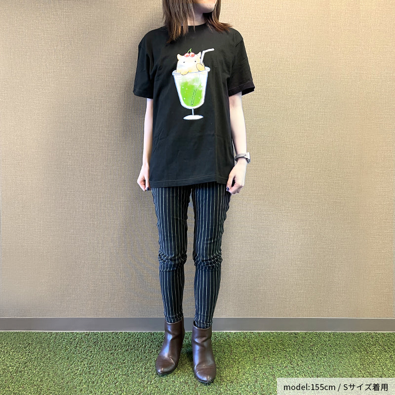 めんだこクリームソーダTシャツ