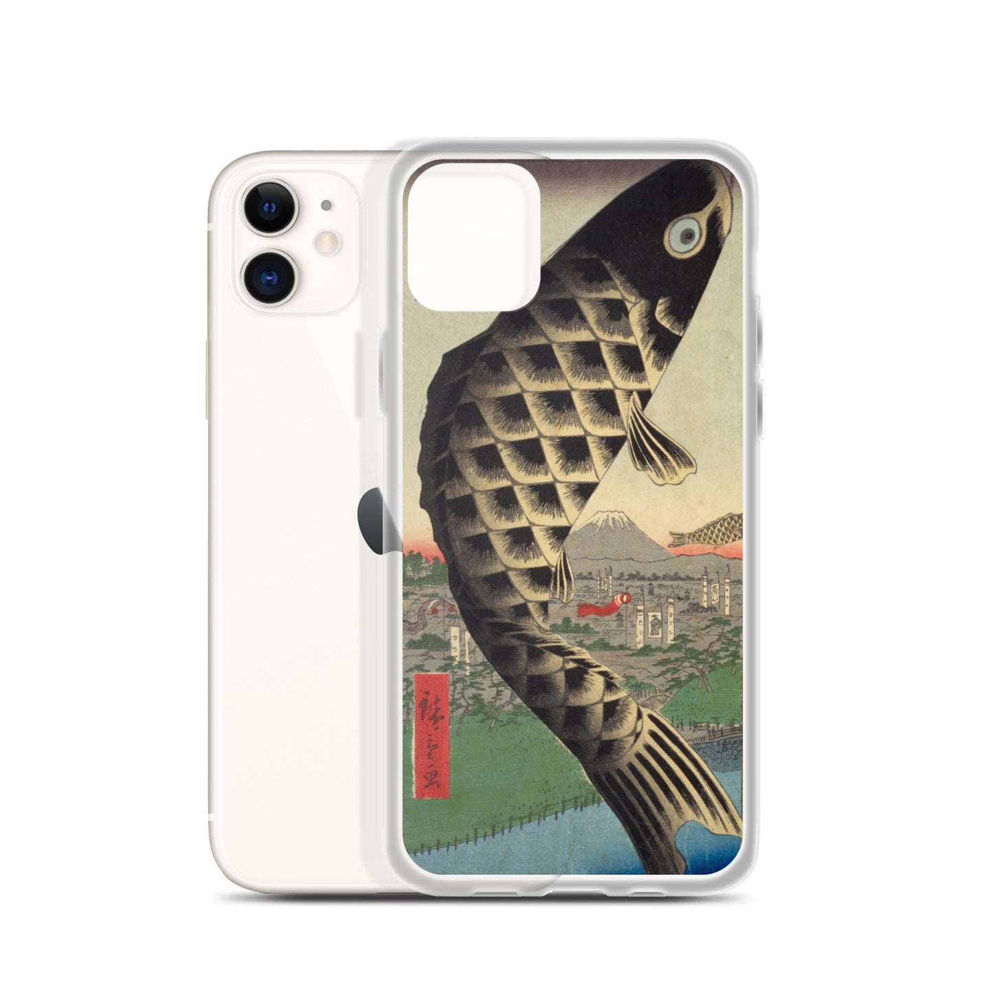 大正レトロ 鯉のぼり iPhoneケース