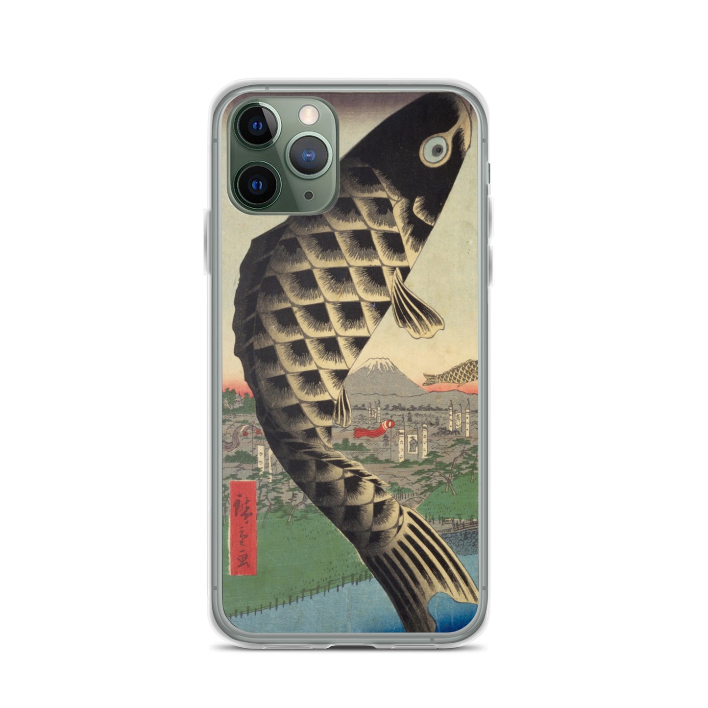 大正レトロ 鯉のぼり iPhoneケース