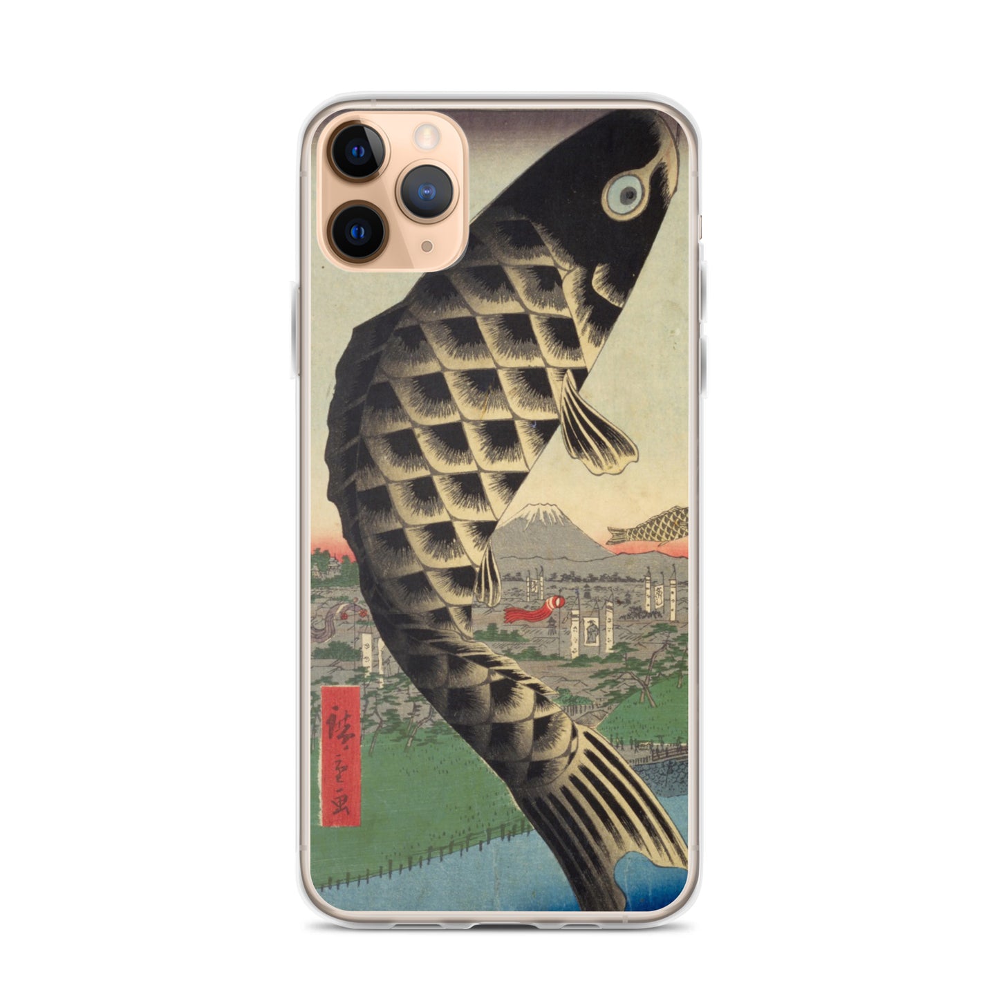 大正レトロ 鯉のぼり iPhoneケース
