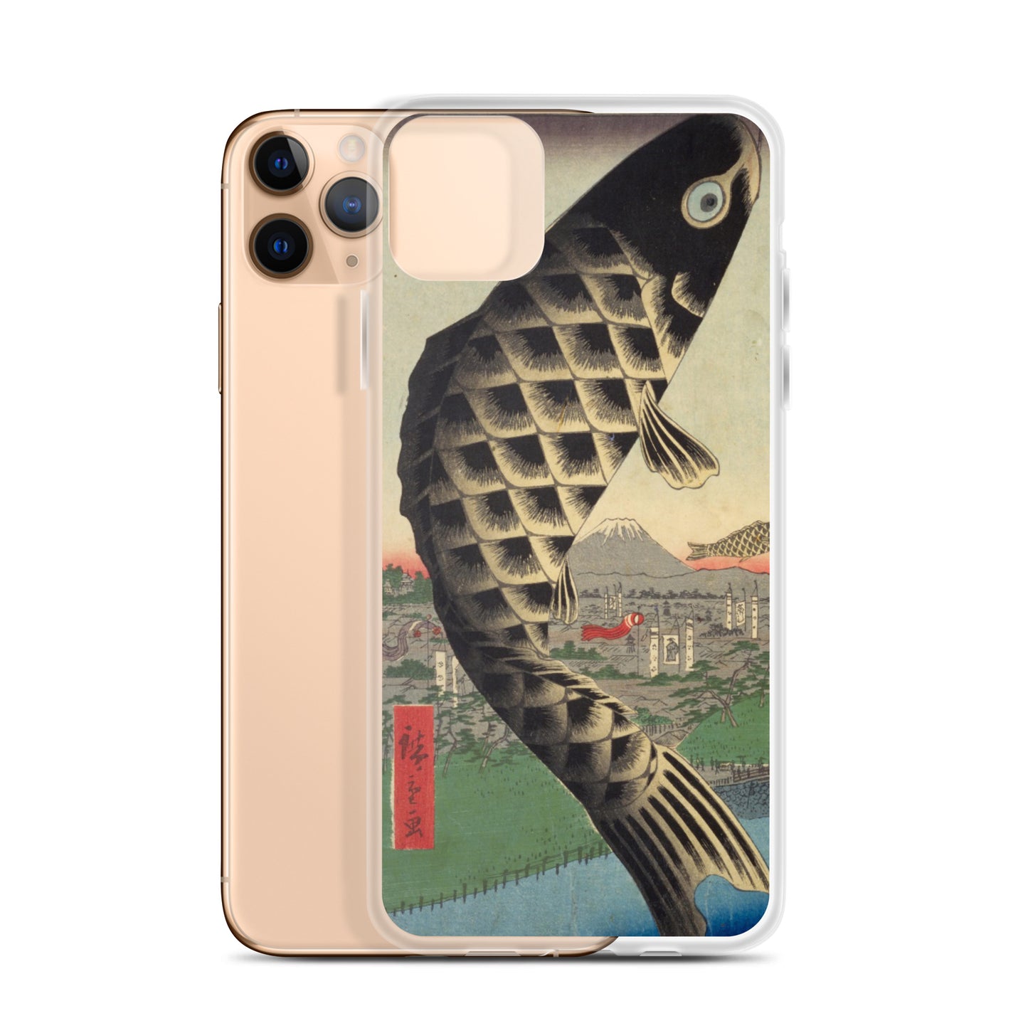 大正レトロ 鯉のぼり iPhoneケース