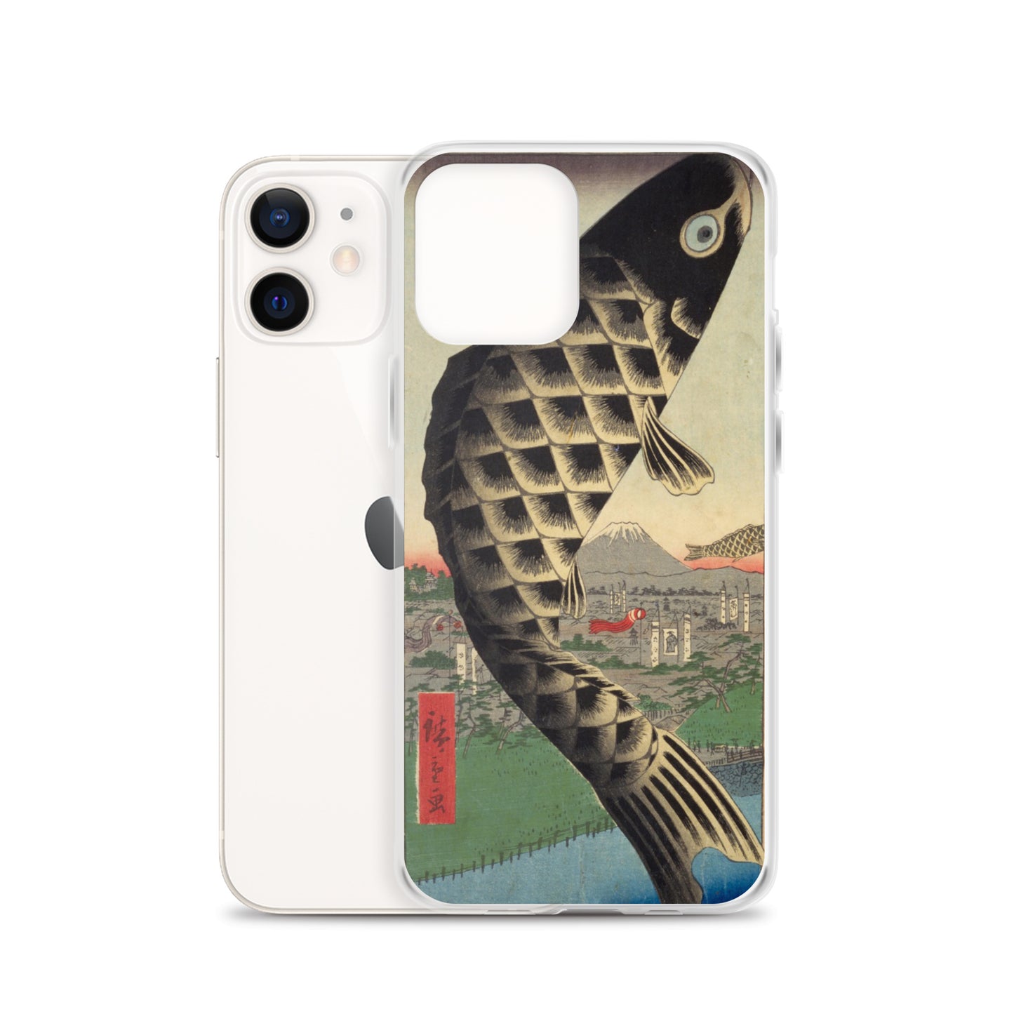 大正レトロ 鯉のぼり iPhoneケース