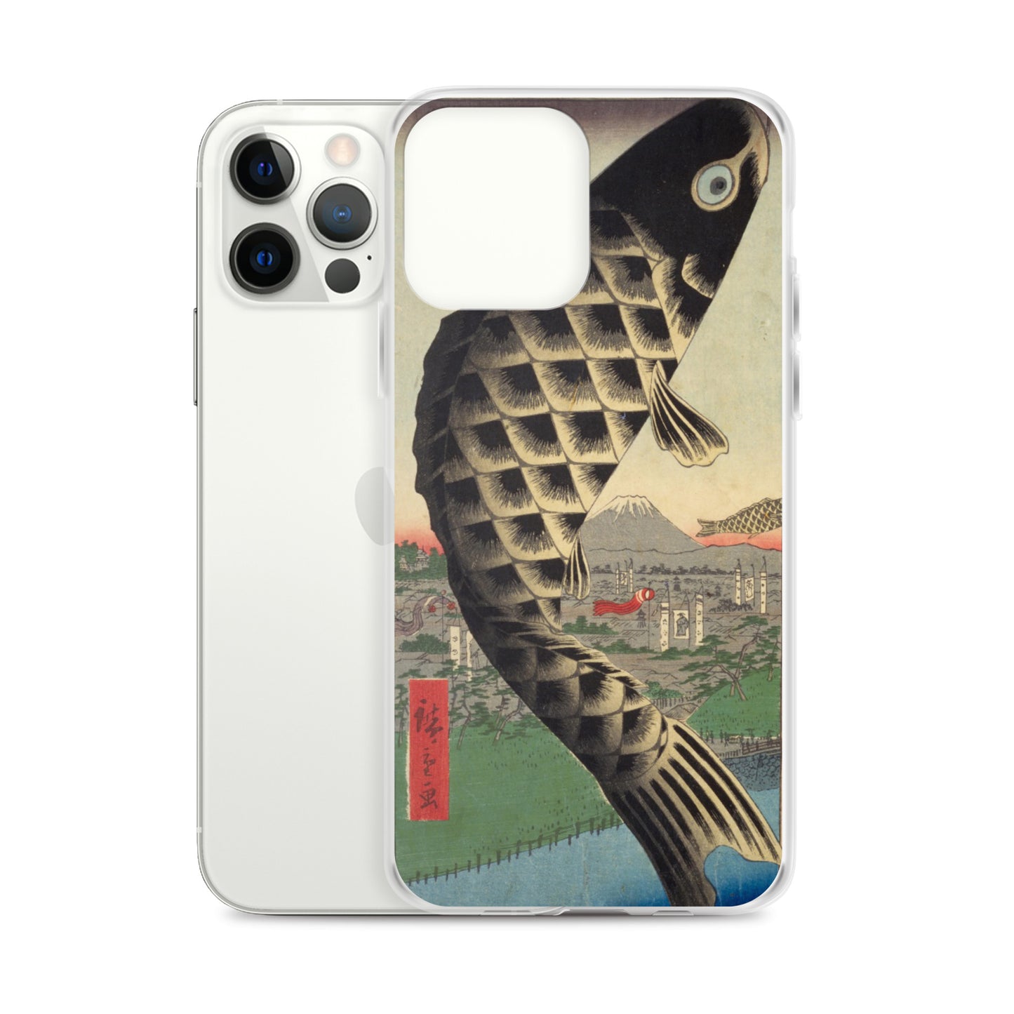 大正レトロ 鯉のぼり iPhoneケース