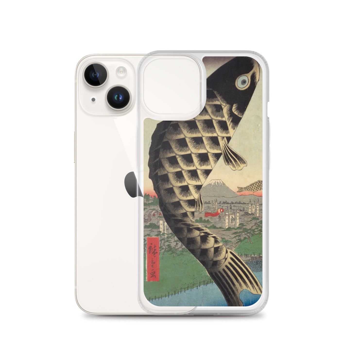 大正レトロ 鯉のぼり iPhoneケース
