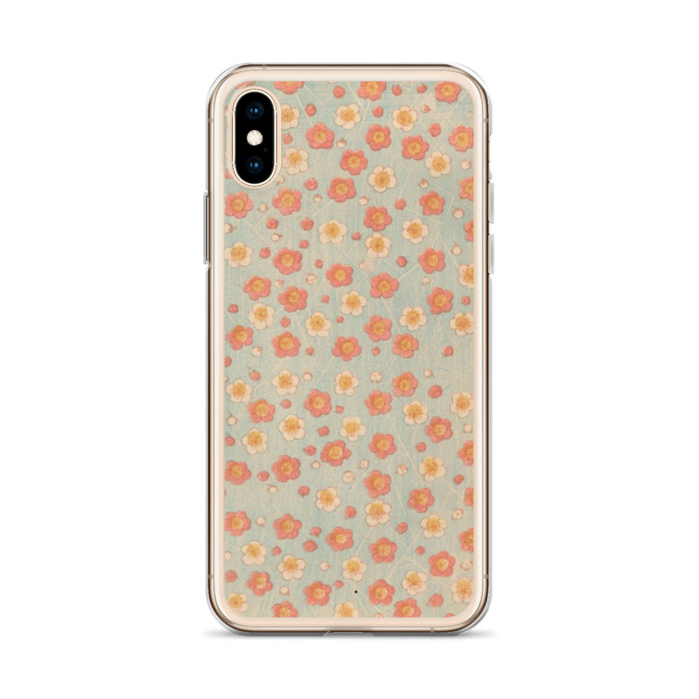 大正レトロ 梅柄 iPhoneケース