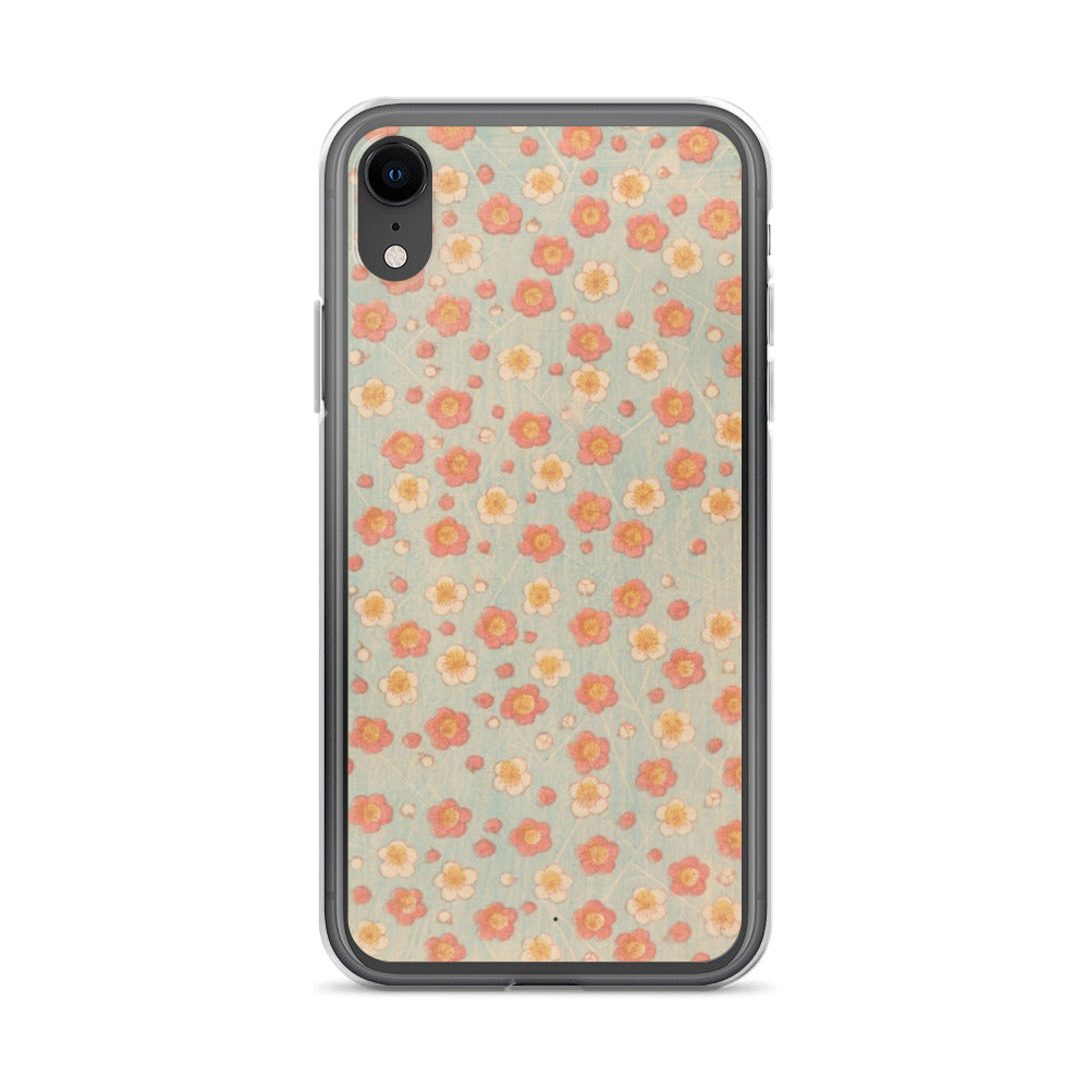 大正レトロ 梅柄 iPhoneケース